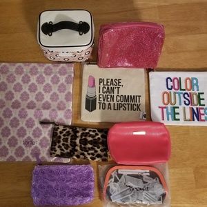 NWOT Lot of Cosmetics Bags